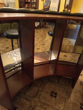 Mueble bar y estante vintage