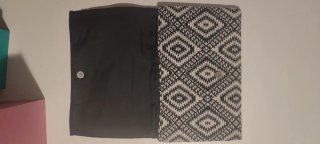 Bolso de mano étnico con abalorios