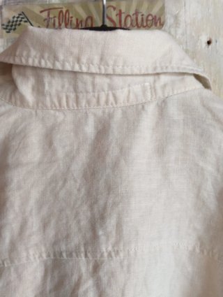 Camicia donna in lino beige