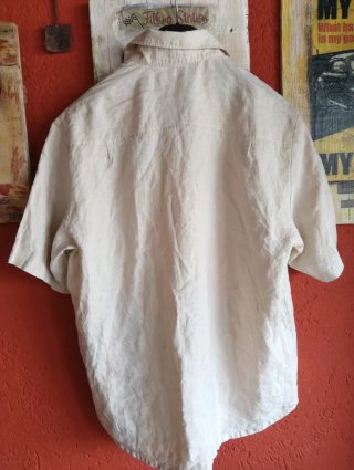 Camicia donna in lino beige