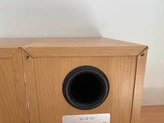 Altavoces Denon SC-G101 Marrón/Plata