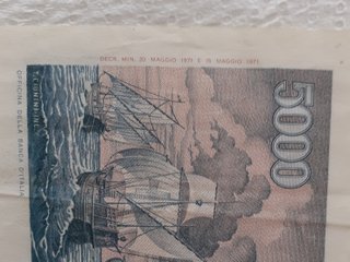 5000 Lire Colombo 2° Tipo