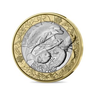 Francia 2026 moneda 5€ Animales del Mundo