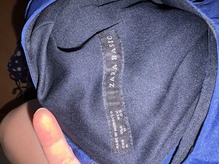 Vestito Zara Blu con Stampa