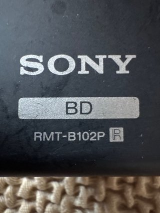 Mando a distancia Sony BD RMT-B102P