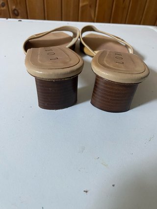 Sandali tacco Lorbac beige/marrone