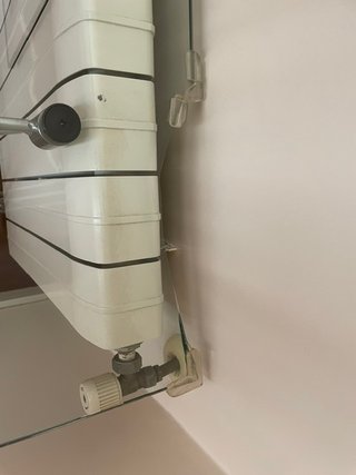 Mesa de despacho cristal y acero cromado
