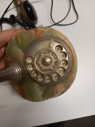 Teléfono Antiguo de Ónix