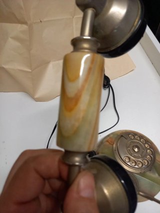 Teléfono Antiguo de Ónix