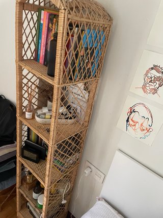 Estantería de ratán Hannun