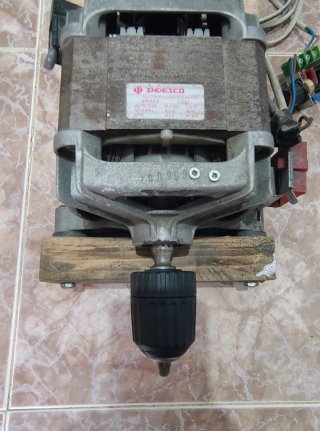Mini torno casero madera regulable