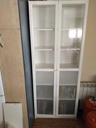 Estantería Billy Ikea Cristal y Madera