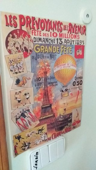 Cartel antiguo de lata