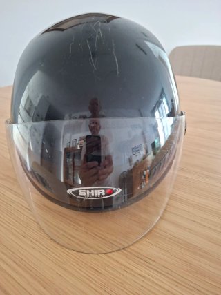 Casco Shiro Negro, talla S