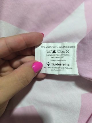 Cortinas rosa para ventana