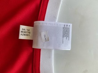 Maglia basket rossa Adidas FC Bayern Munchen