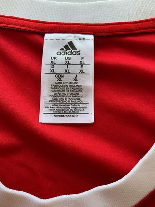 Maglia basket rossa Adidas FC Bayern Munchen