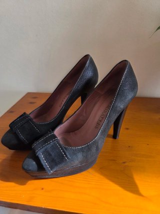 Zapatos Pedro Miralles Negros Tacon Mujer