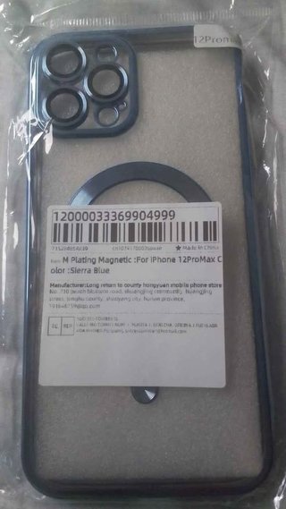 Funda M Plating iPhone 12 Pro Max Azul