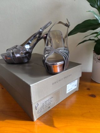 Zapatos Bruno Premi Talla 38 Plata