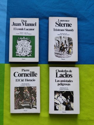 Lote de 6 libros de CLÁSICOS UNIVERSAES PLANETA