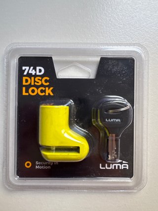 Luma 74D Candado Disco Moto/Bici