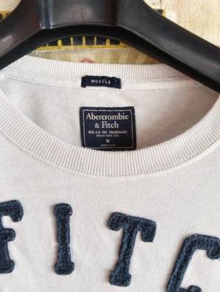 Maglietta Abercrombie & Fitch Uomo Bianca