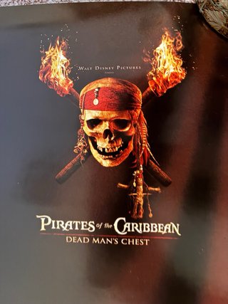 Póster Piratas del Caribe nuevo