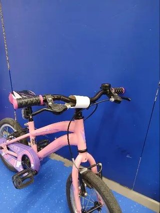 bicicleta rosa megamo 14 pulgadas