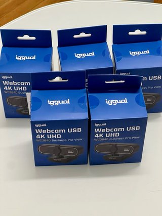 Webcam Iggual 4K UHD WC3840 Business Pro View
