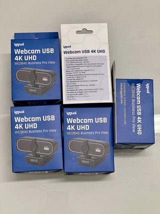 Webcam Iggual 4K UHD WC3840 Business Pro View
