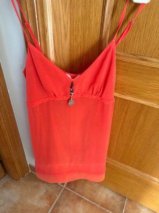Conjunto falda y top Barbara Lebek rojo