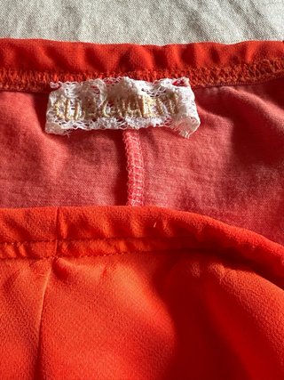 Conjunto falda y top Barbara Lebek rojo