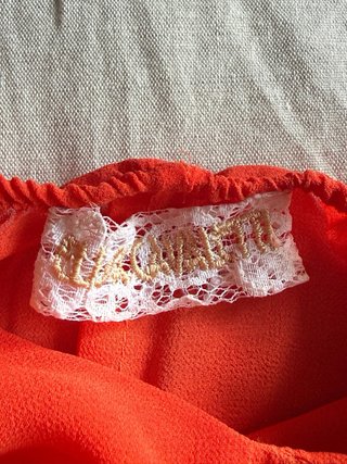 Conjunto falda y top Barbara Lebek rojo