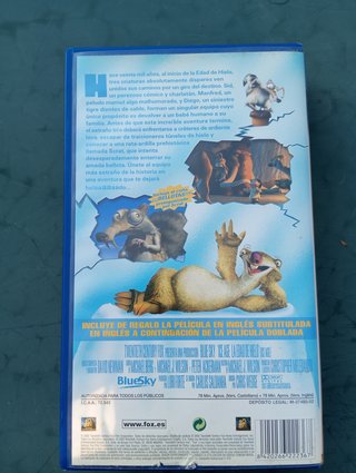 ICE AGE La edad de Hielo VHS