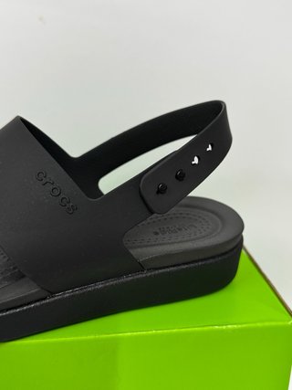 Sandalias Crocs Brooklyn Talla 36-37 Negras