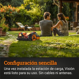 Cortacésped robótico WORX Landroid Vision WR208E