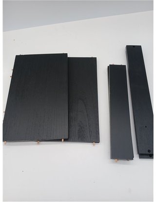 estanteria color negro 32 x 42 cm