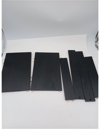 estanteria color negro 32 x 42 cm