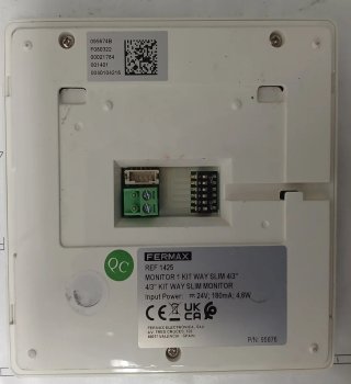 Kit Videoportero Fermax Slim 4.3 1L