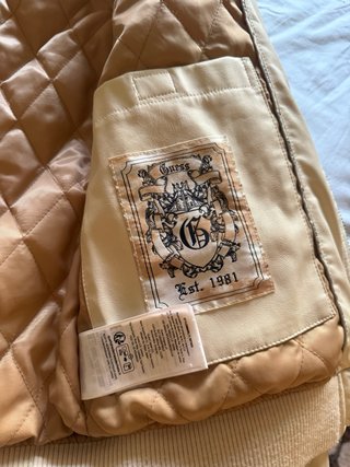 Chaqueta Guess Beige y Marrón Talla L
