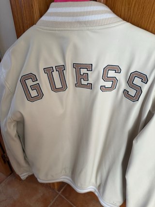 Chaqueta Guess Beige y Marrón Talla L