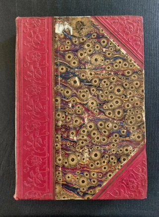 Libro de coleccionista de 1900, portada artistica.