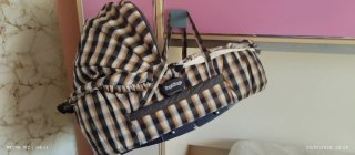 Carrozzino Peg Perego a scacchi
