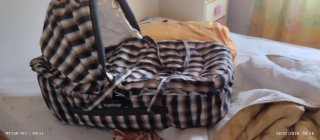 Carrozzino Peg Perego a scacchi