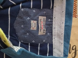 Polo uomo XXXL righe blu e verde