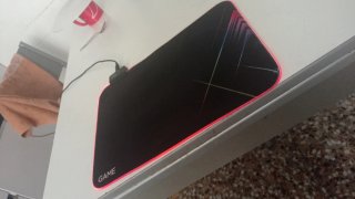 Alfombrilla Gaming Game RGB Negra