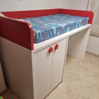Habitación Juvenil  Cama tipo tren y Armario HQ