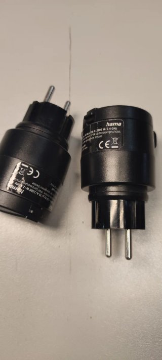 Pack 2 Enchufes Inteligentes Hama WiFi