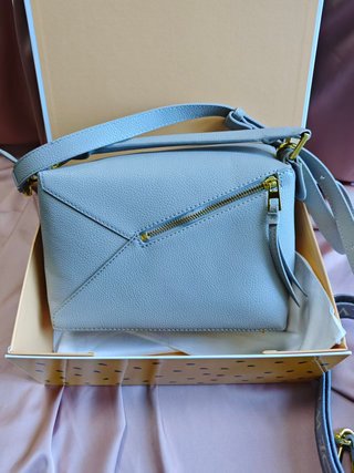 Bolso Loewe Puzzle Pequeño Gris